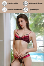 Load image into Gallery viewer, Satin Charmeuse bra and panty set