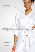 Load image into Gallery viewer, Satin Kimono Robe