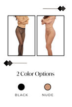 Load image into Gallery viewer, Fishnet Pantyhose with Back Seam