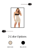 Load image into Gallery viewer, Mid-thigh Body Shaper with Belly & Zipper Crotch