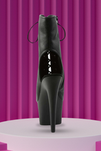 Load image into Gallery viewer, Open Toe Side Zip Ankle Boot