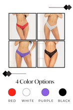 Load image into Gallery viewer, Lace G-String with Floral Applique Back – Sexy & Elegant Lingerie