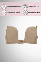 Load image into Gallery viewer, U-Plunge Deep Neck Convertible Bra