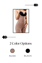 Load image into Gallery viewer, Mid-Thigh Full body Girdle with Zip-Up Front