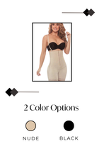Load image into Gallery viewer, Mid-Thigh Zip-Up Body Shaper