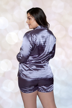 Load image into Gallery viewer, Two piece Liz satin pajama set