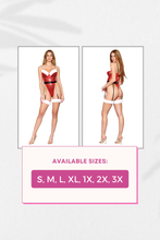 Load image into Gallery viewer, Sequined Mesh and Faux-Fur Trimmed Santa Teddy