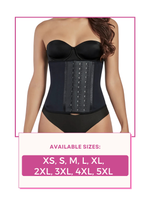 Load image into Gallery viewer, Short Latex Waist Trainer