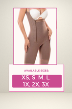 Load image into Gallery viewer, Full Body Shaper with Straps & Lateral Zipper