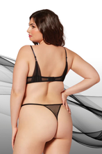 Load image into Gallery viewer, Luxe Lace & Mesh Bra Set with Rhinestone Detail – Elegant & Seductive