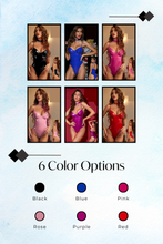 Load image into Gallery viewer, Seductive PU Leather Teddy with Adjustable Straps and Choker