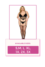 Load image into Gallery viewer, Velvet bustier and G-string set