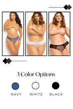 Load image into Gallery viewer, Dot and micro mesh open crotch panty