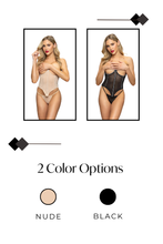 Load image into Gallery viewer, Two-Piece Bustier Set with G-string
