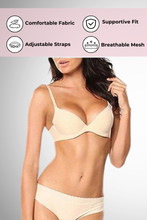 Load image into Gallery viewer, Seamless Convertible Push-Up Demi Bra