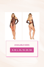 Load image into Gallery viewer, Stretch mesh halter teddy