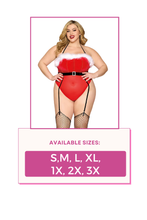 Load image into Gallery viewer, Velvet and stretch mesh Santa teddy