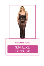 Load image into Gallery viewer, Stretch mesh gown and matching G-string