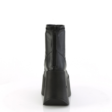 Load image into Gallery viewer, Star Cutout Platform Wedge Stretch Ankle Boots with Back Metal Zip Closure