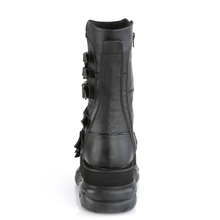 Load image into Gallery viewer, 3" Platform Mid-Calf Boots with Multi Straps, Quick Release Buckles, and Inner Side Zip Closure