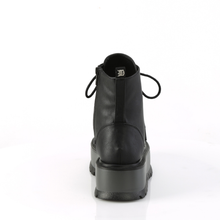 Load image into Gallery viewer, 2" (51mm) Platform Lace-Up Front Ankle Boots with Inner Side Metal Zip Closure