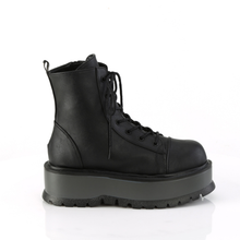 Load image into Gallery viewer, 2" (51mm) Platform Lace-Up Front Ankle Boots with Inner Side Metal Zip Closure