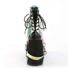 Load image into Gallery viewer, Lace-Up Ankle Boots with Removable PVC Harness and Hanging Strap Details