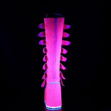 Load image into Gallery viewer, Knee High Boots with 8 Buckle Straps and Metal Plate Hardware