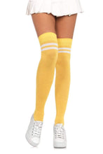 Load image into Gallery viewer, Dina Athletic Thigh High Stockings