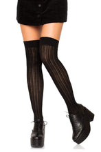 Load image into Gallery viewer, Angie Rib Knit Knee Socks