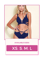 Load image into Gallery viewer, Strappy Bralette and Cut Out Panty