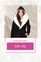 Load image into Gallery viewer, Janet Plush Fleece Color Block Robe