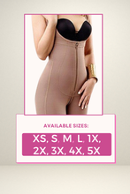 Load image into Gallery viewer, Mid-Thigh Full body Girdle with Zip-Up Front