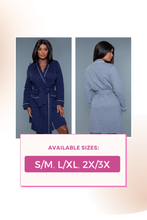 Load image into Gallery viewer, Waffle full length bathrobe