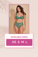 Load image into Gallery viewer, Mixed Emotions Bra Set, Hook-and-Eye Closure Bra with High-Waist Panty