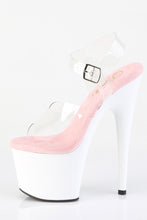 Load image into Gallery viewer, 7 Inch High Heel Platform Ankle Strap Sandals, Open Toe Stiletto Shoes with 2 3/4 Inch Platform