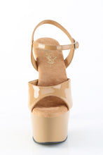 Load image into Gallery viewer, Open-Toe Platform Ankle Strap Sandals – 7" Heel