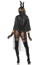 Load image into Gallery viewer, Six Pieces Dark Devil Costume Set