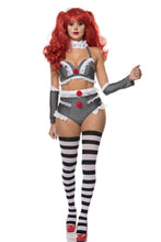 Load image into Gallery viewer, Sexy Killer Clown Costume Set