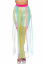 Load image into Gallery viewer, Multi Slit Sheer Full Length Maxi Skirt