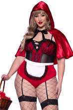 Load image into Gallery viewer, Plus Naughty Miss Red Riding Hood Costume