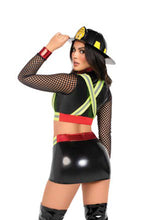 Load image into Gallery viewer, Three Pieces Five Alarm Fire Fighter Costume Set