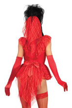 Load image into Gallery viewer, Three Pieces Beetle Babe Costume Set with Ruffle Garter Bodysuit
