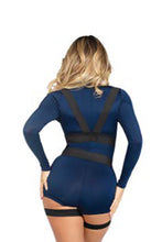 Load image into Gallery viewer, Two-Piece Vibe Killer Costume Set, High neck romper with body harness
