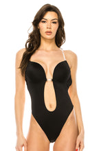 Load image into Gallery viewer, Plunge Bra Bodysuit Shapewear