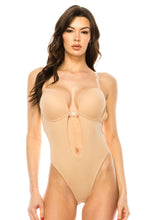 Load image into Gallery viewer, Plunge Bra Bodysuit Shapewear