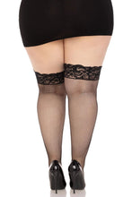Load image into Gallery viewer, Nicole Fishnet Thigh High Stockings