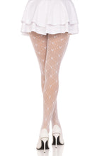 Load image into Gallery viewer, Valentina Heart Net Tights