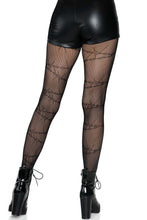 Load image into Gallery viewer, Barbed Wire Fishnet Tights