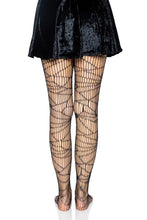 Load image into Gallery viewer, Distressed Net Pantyhose